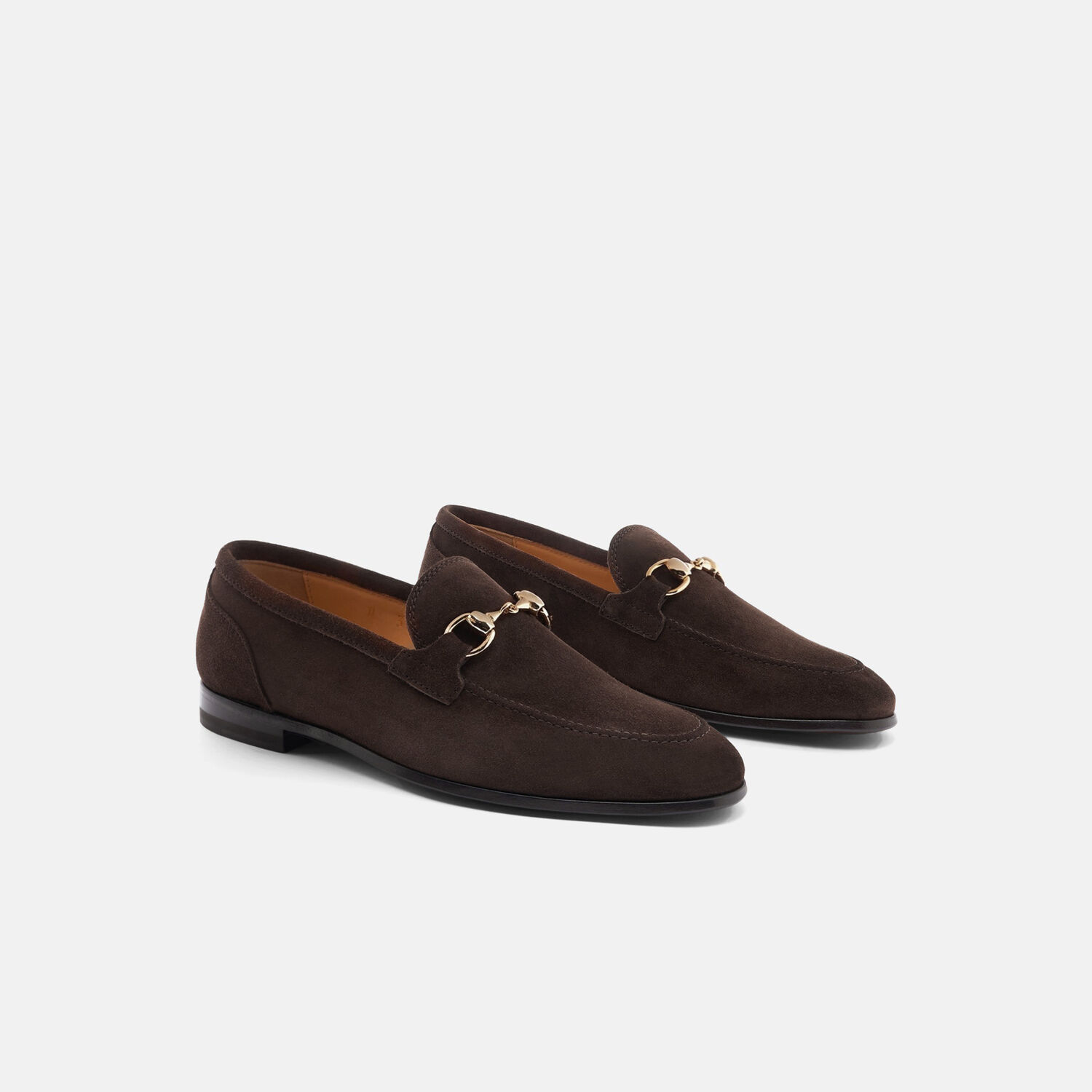 Scarosso Alessandra Velvet Loafers In Brown - Suede