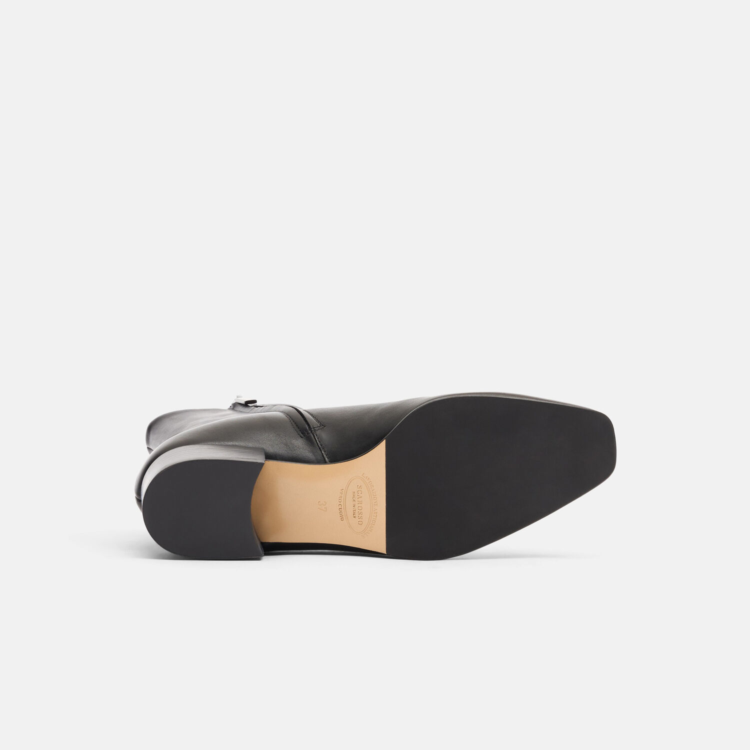 Scarosso Ambra Nera In Black - Calf