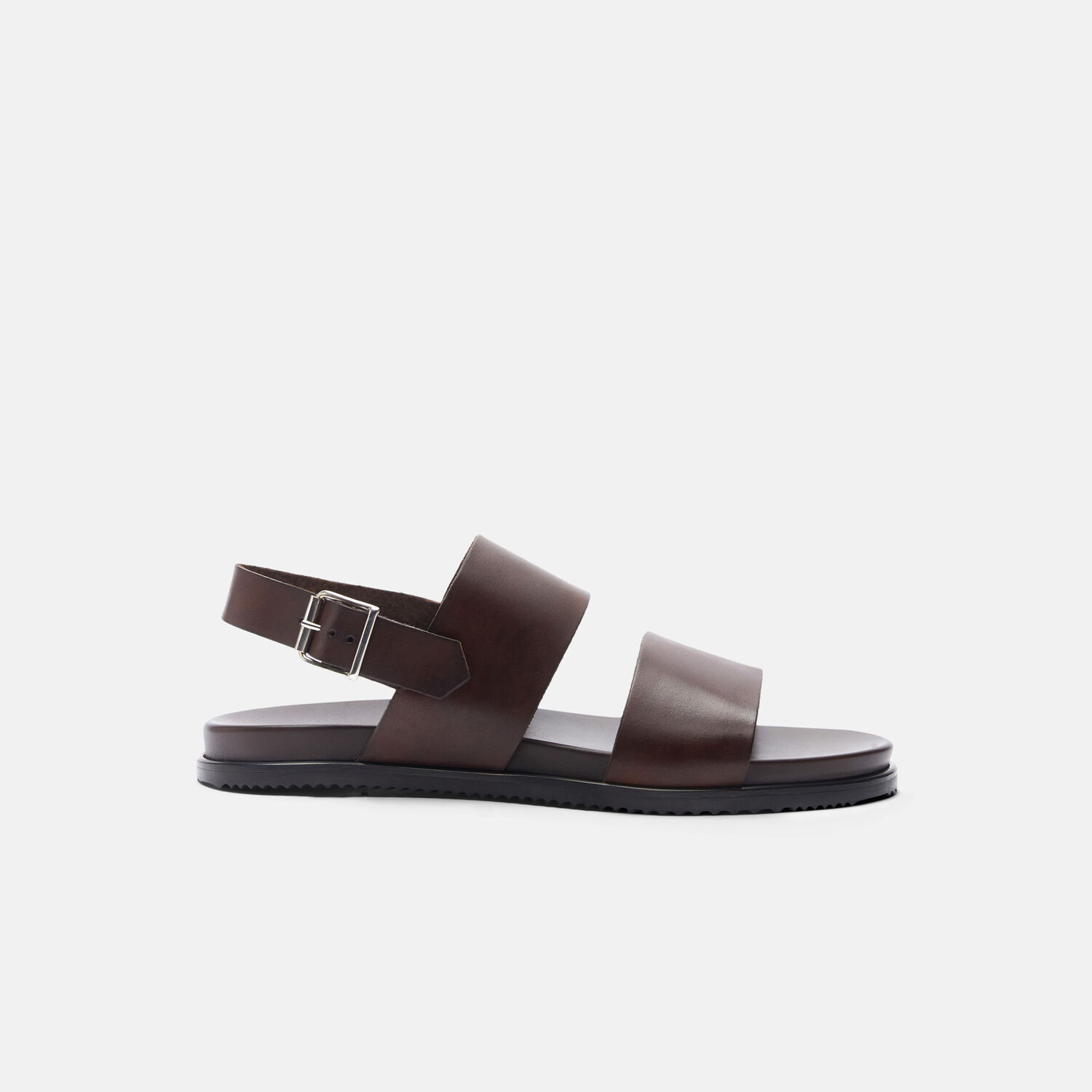 Scarosso Antonio Strap Sandals In Brown Calf