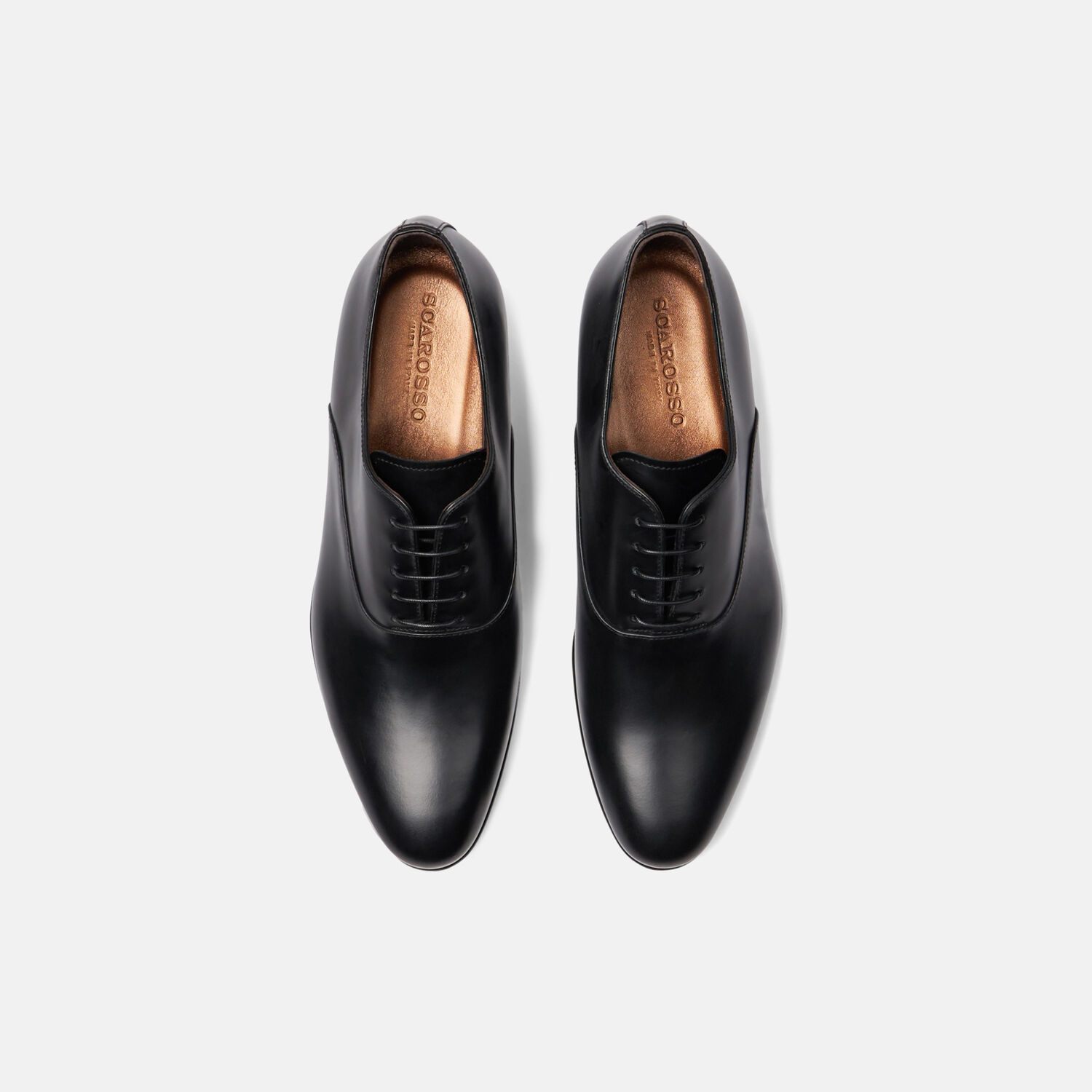 Scarosso Oxfords Ballo Calf Leather In Black Calf