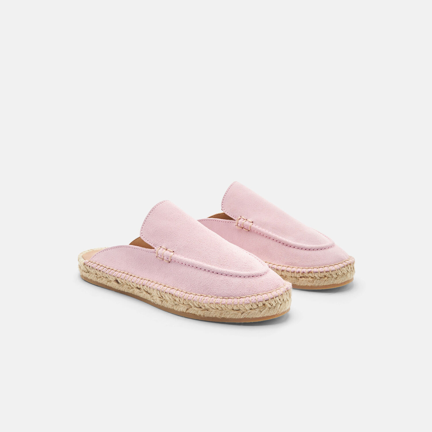 Scarosso Belen Suede Espadrilles In Pink - Suede