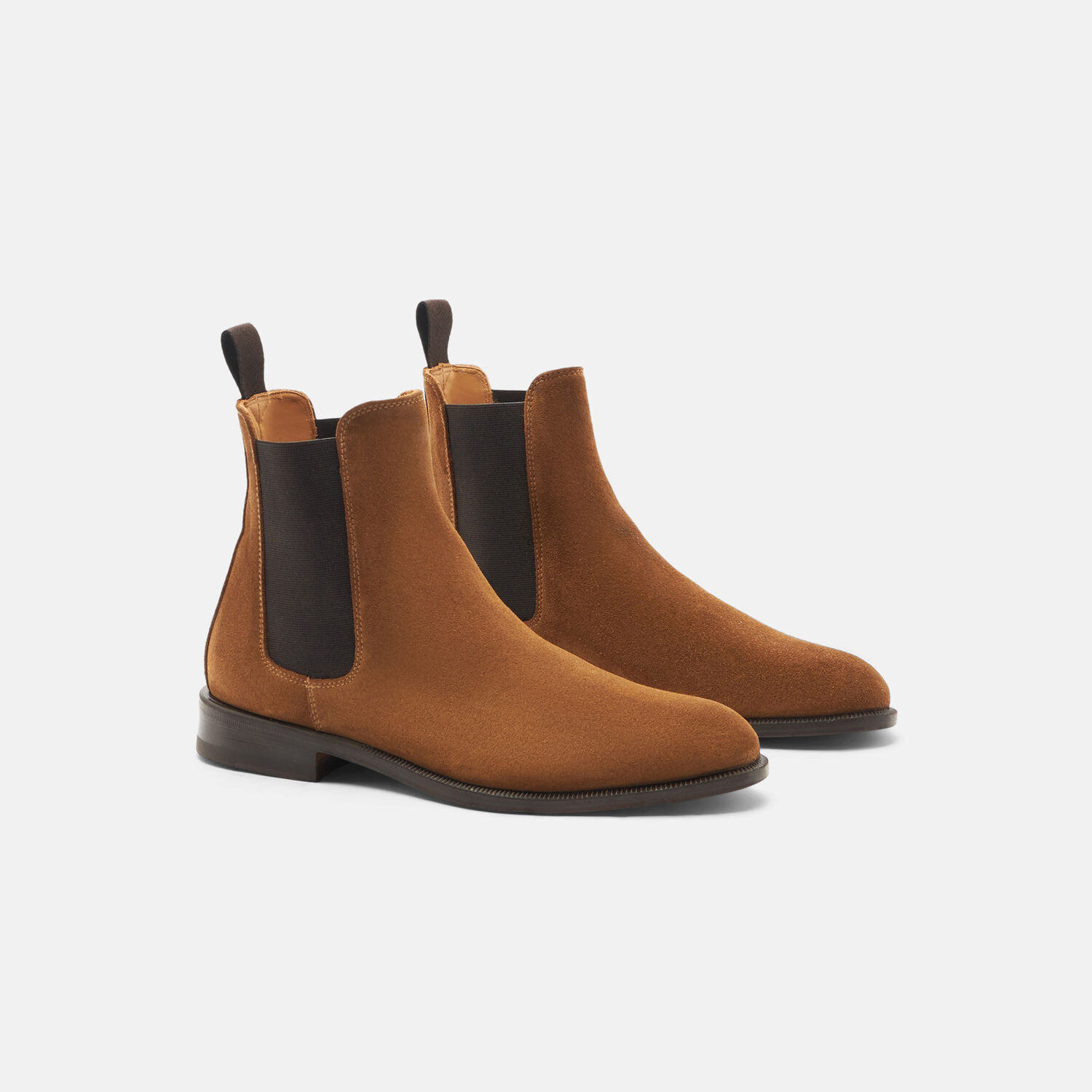 Scarosso Caterina Boots In Brown Suede