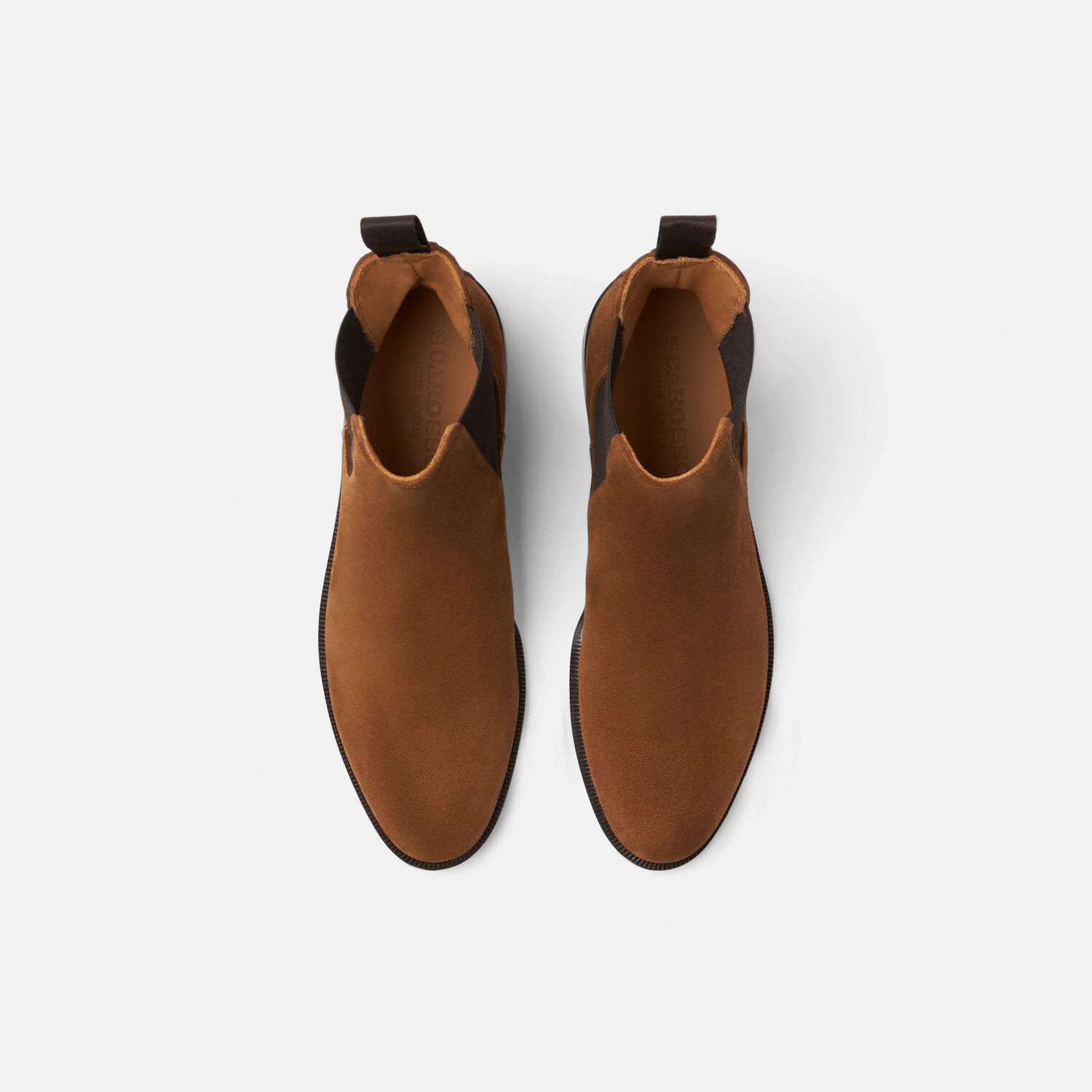 Scarosso Caterina Boots In Brown Suede