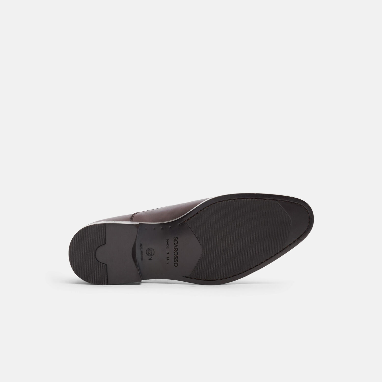 Scarosso Oxfords Cesare Moro Calf Leather In Dark Brown Calf