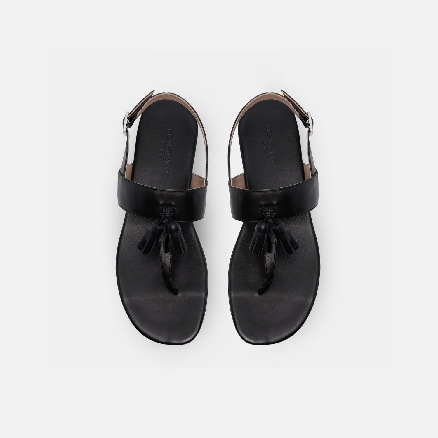 Shop Scarosso Emma Nera In Black - Calf