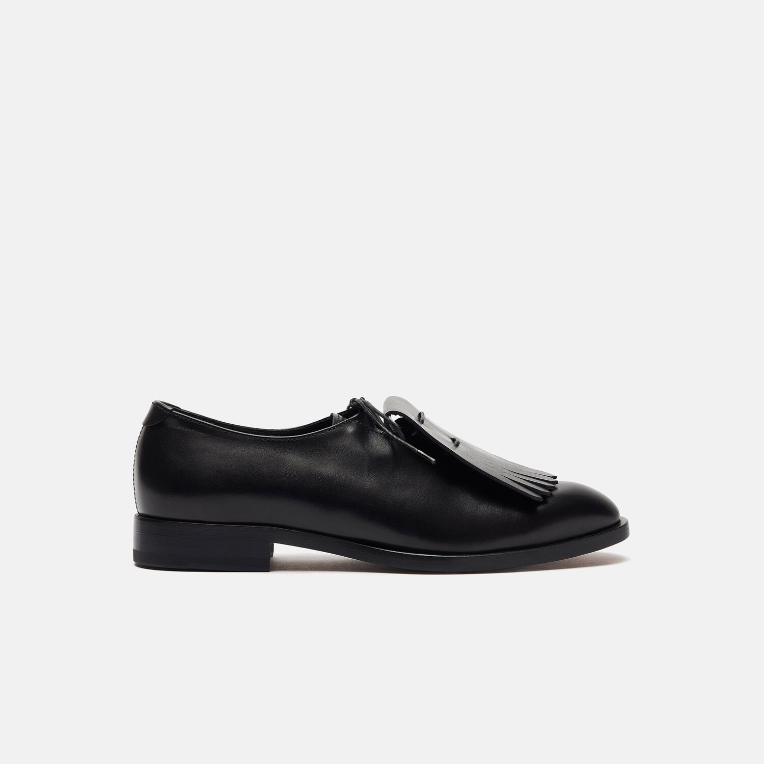 Scarosso Ester Oxford Shoes In Black - Calf