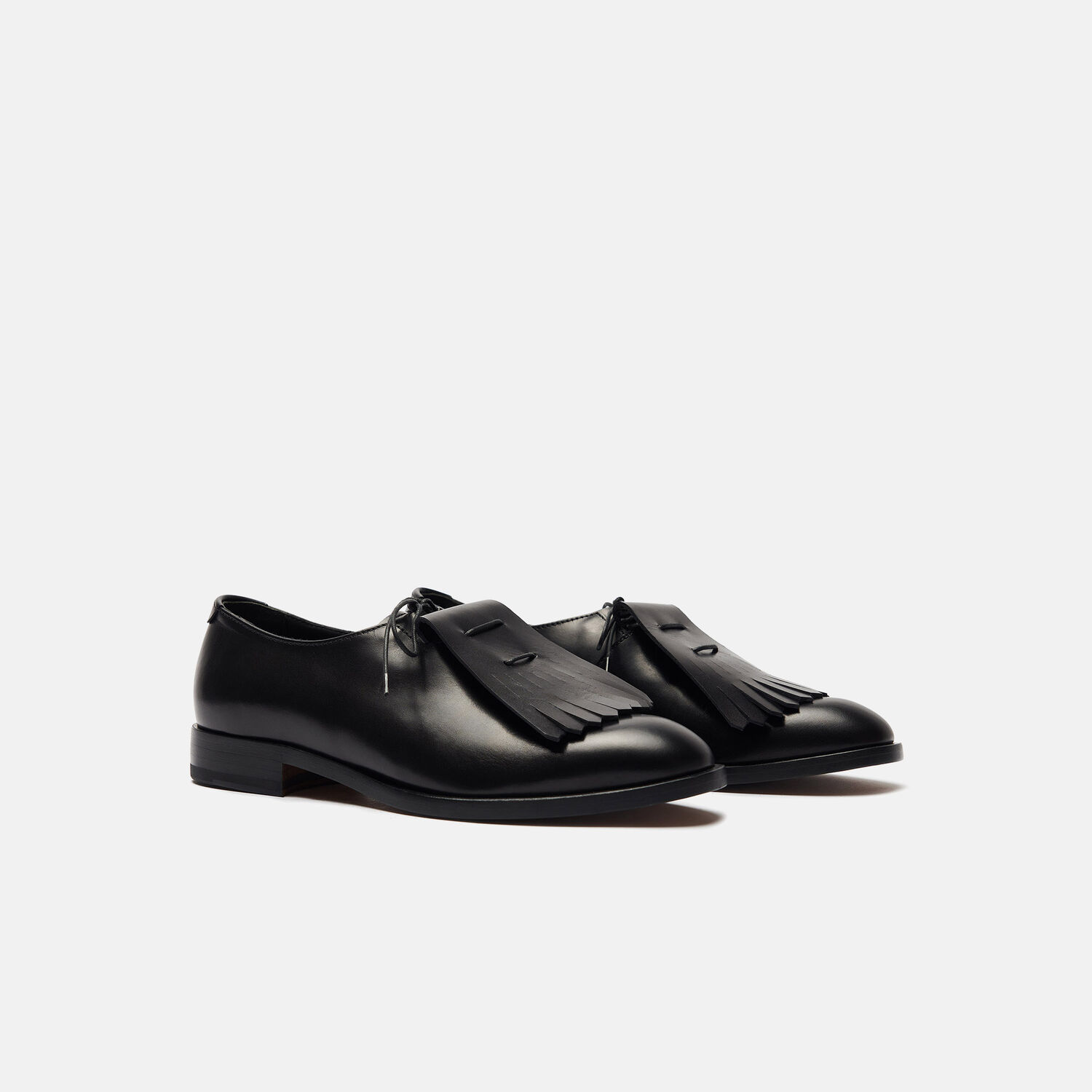 Scarosso Ester Oxford Shoes In Black - Calf