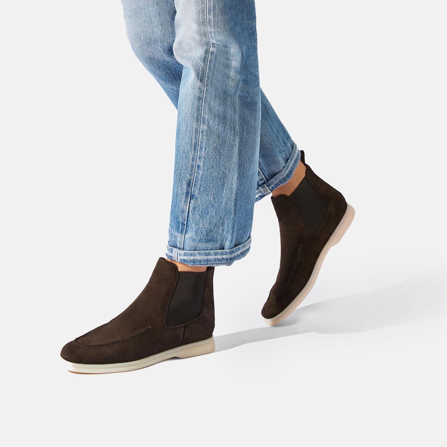 Shop Scarosso Eugenia Moro Scamosciata In Brown - Suede Leather