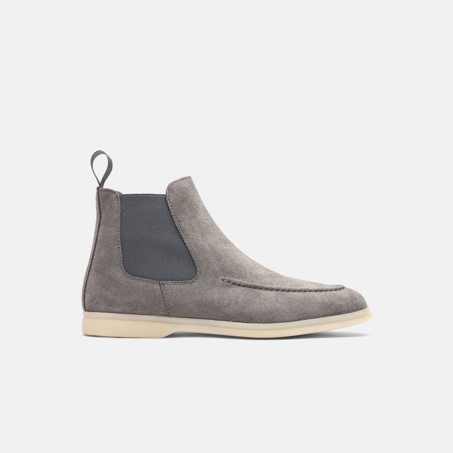 Scarosso Eugenia Suede Chelsea Boots In Grey - Suede Leather