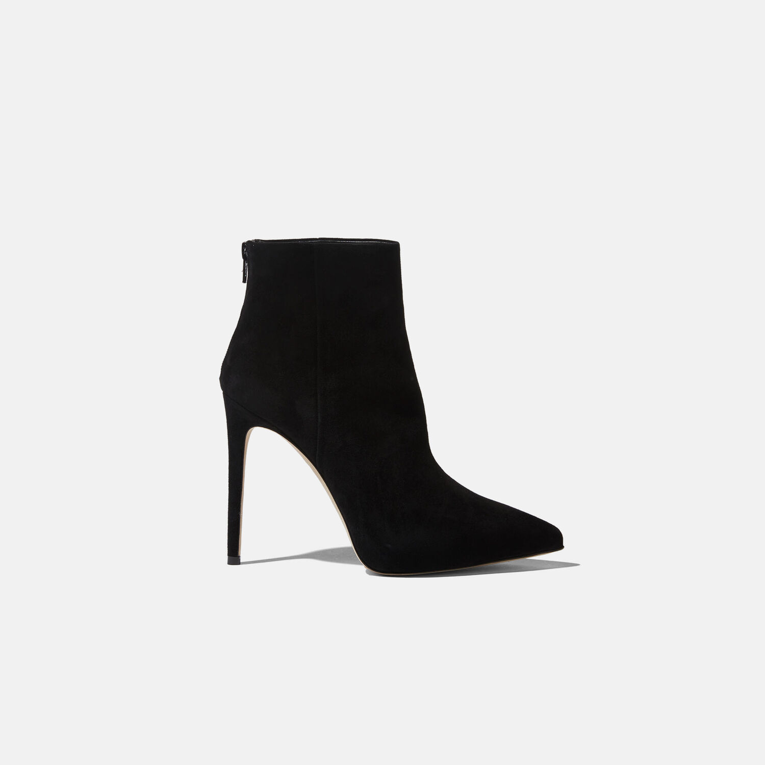 Scarosso X Brian Atwood Fabi Suede Ankle Boots In Black - Suede