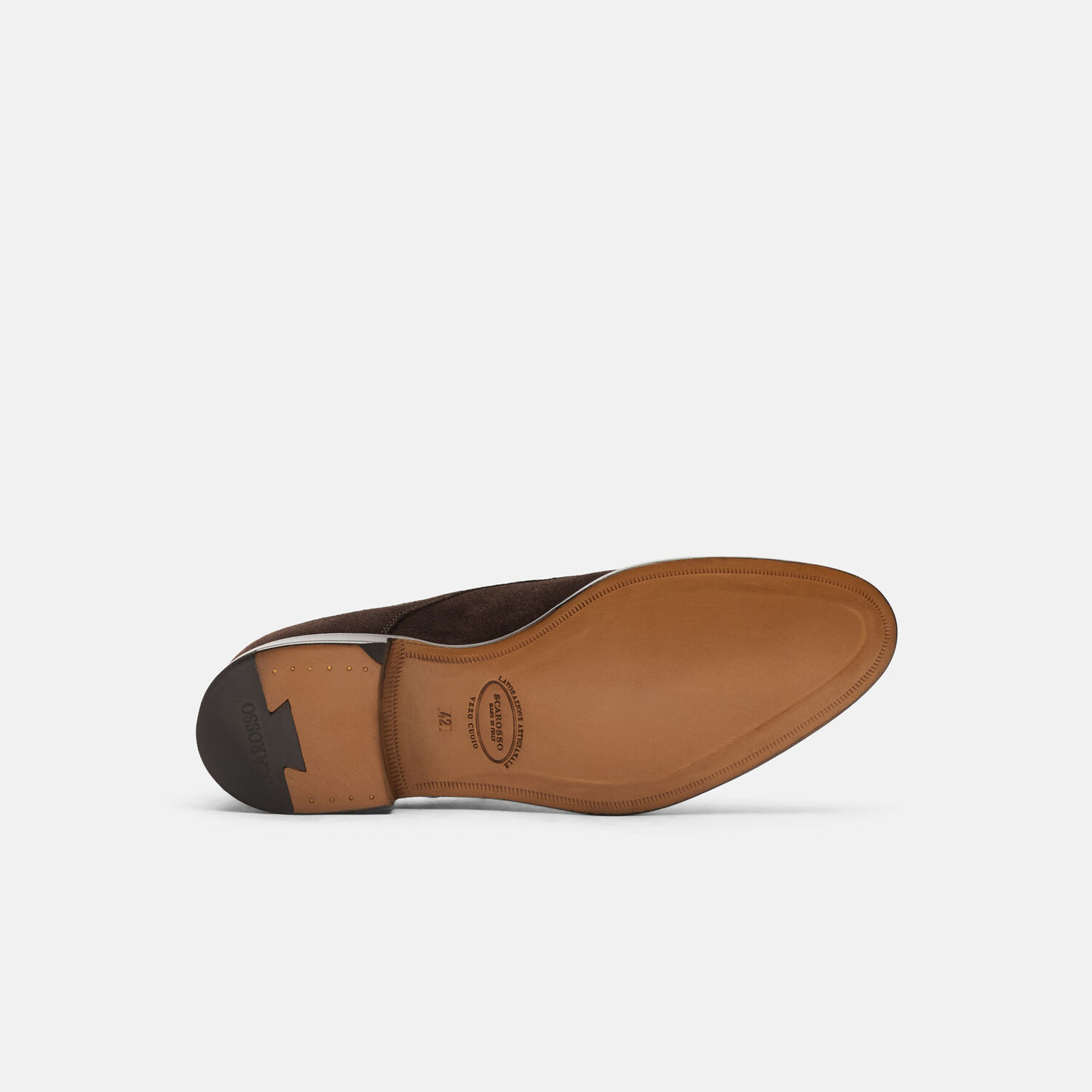 Scarosso Monks Gervasio Ebano Scamosciato Leggero Suede Leather In Dark Brown Suede