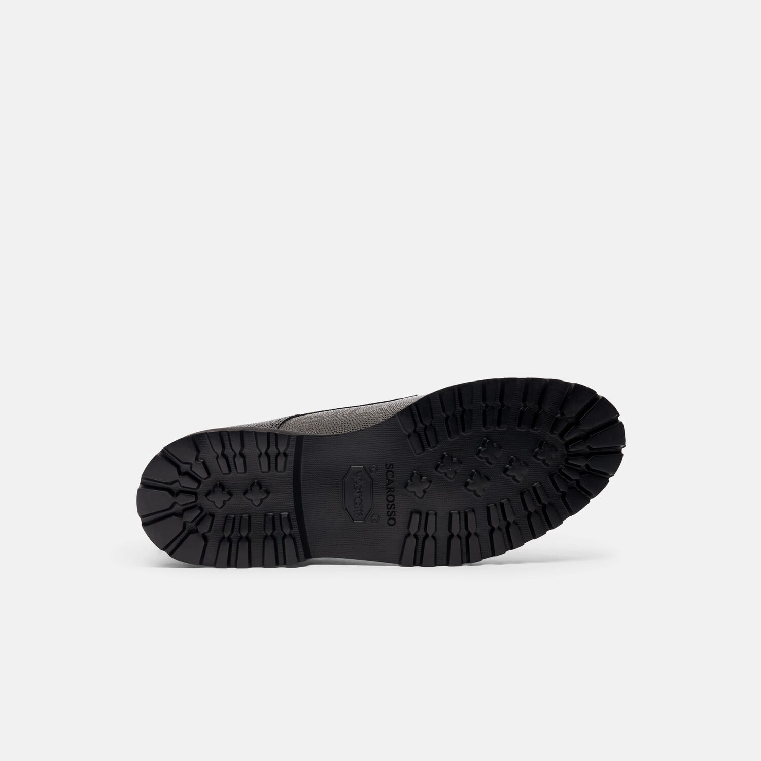 Scarosso Ankle-length Lace-up Boots In Grain Black Calf