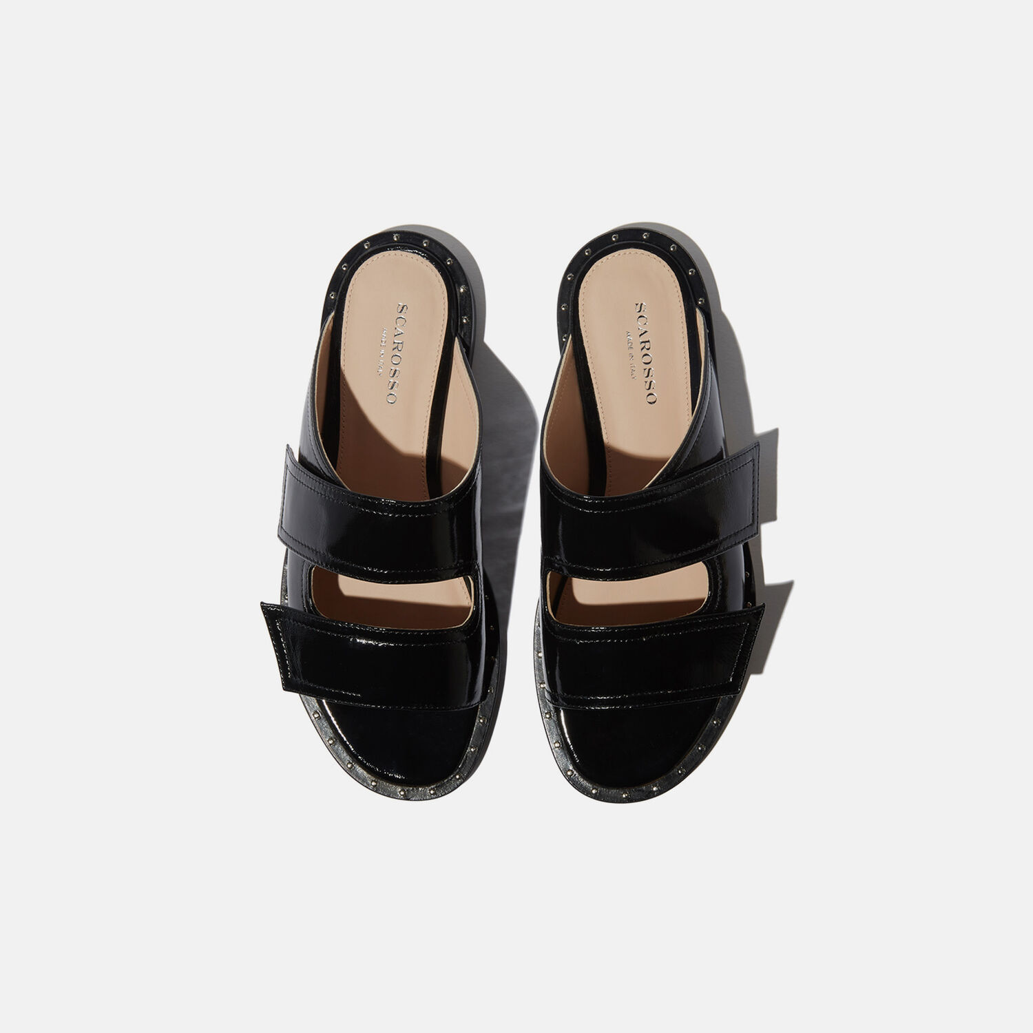 Shop Scarosso Karen Black Patent In Black - Patent Leather