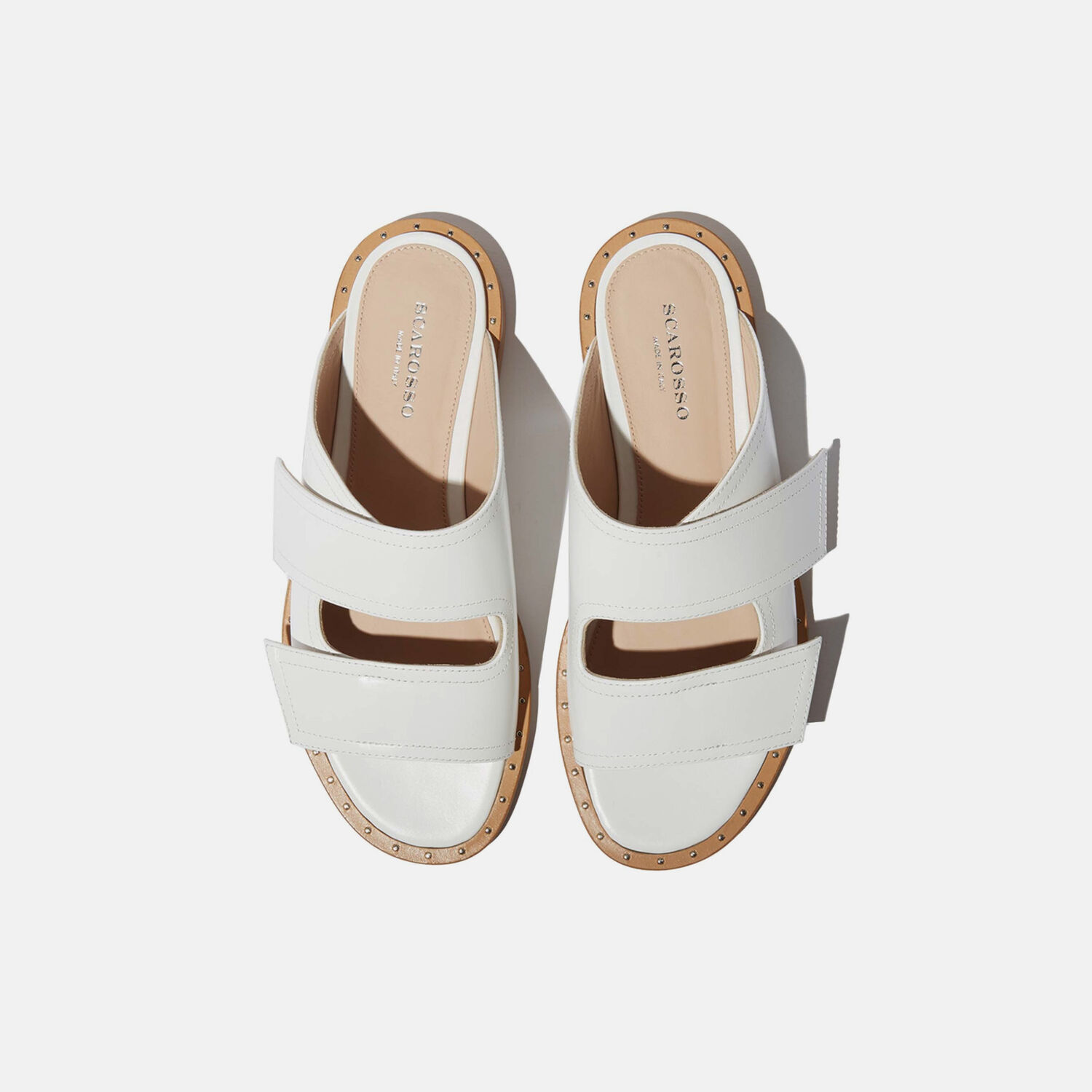 Shop Scarosso Karen White In White - Calf Leather