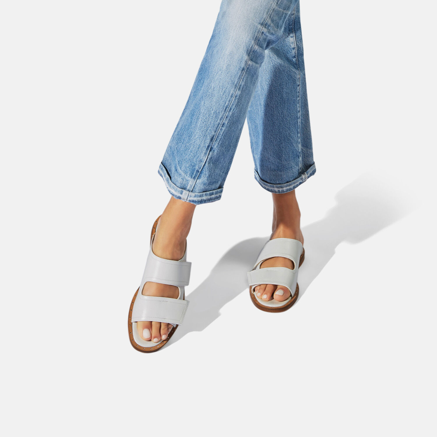 Shop Scarosso Karen White In White - Calf Leather