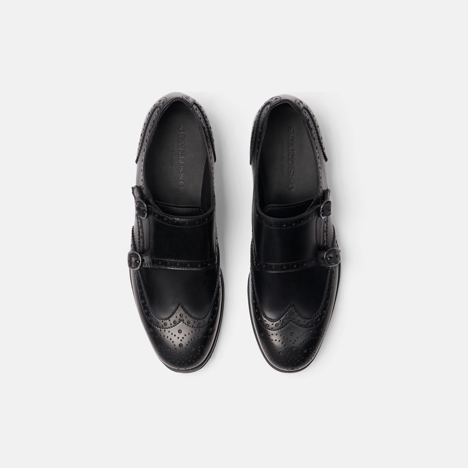 Shop Scarosso Kate Black In Black - Calf
