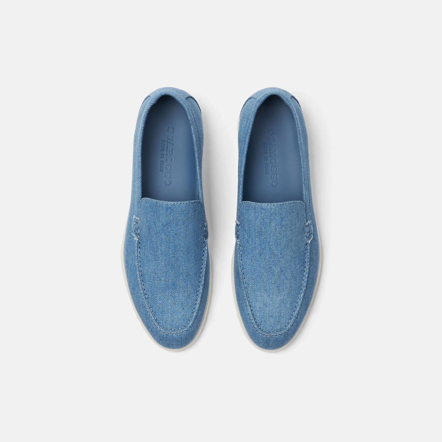 Shop Scarosso Ludovica Azzurra Denim In Light Blue - Denim