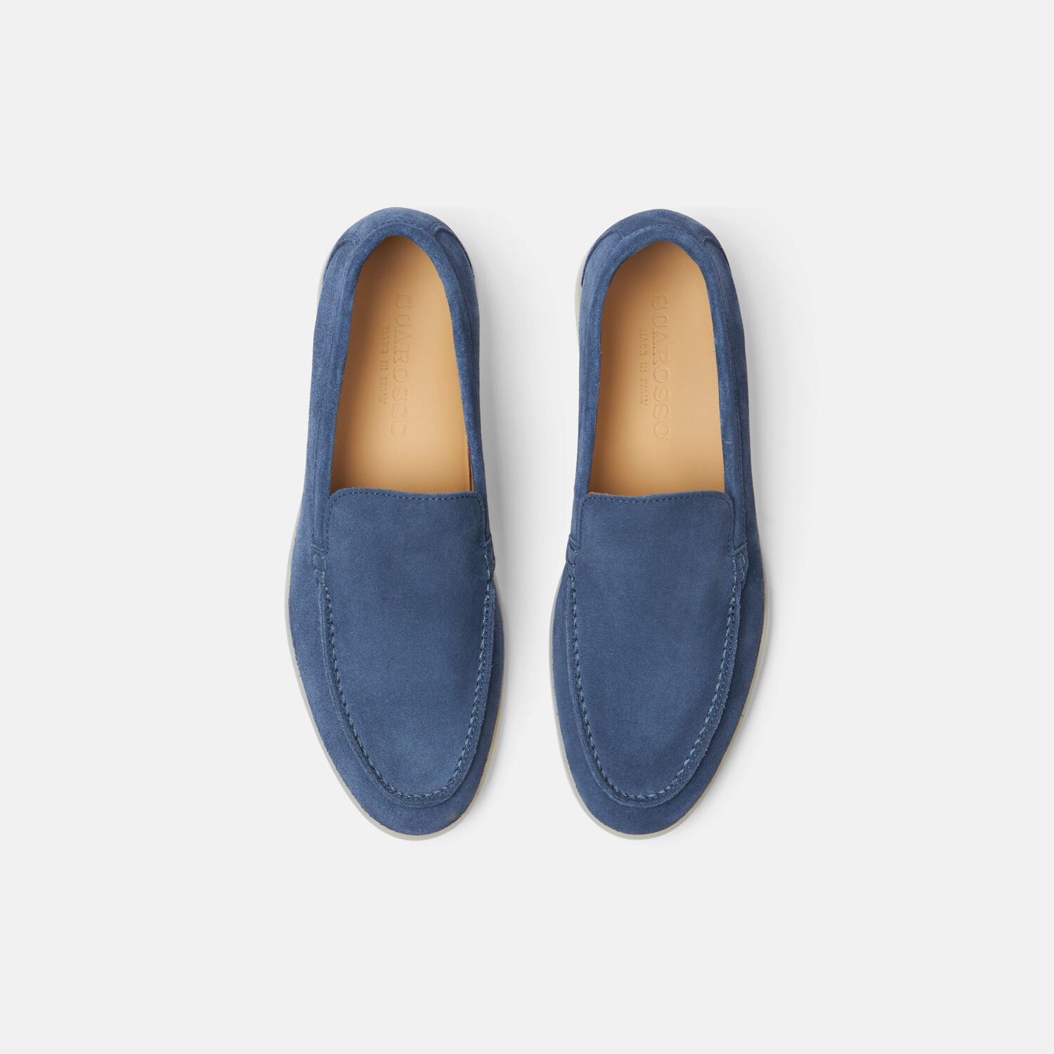 Shop Scarosso Ludovica Acciaio Scamosciata In Blue - Suede