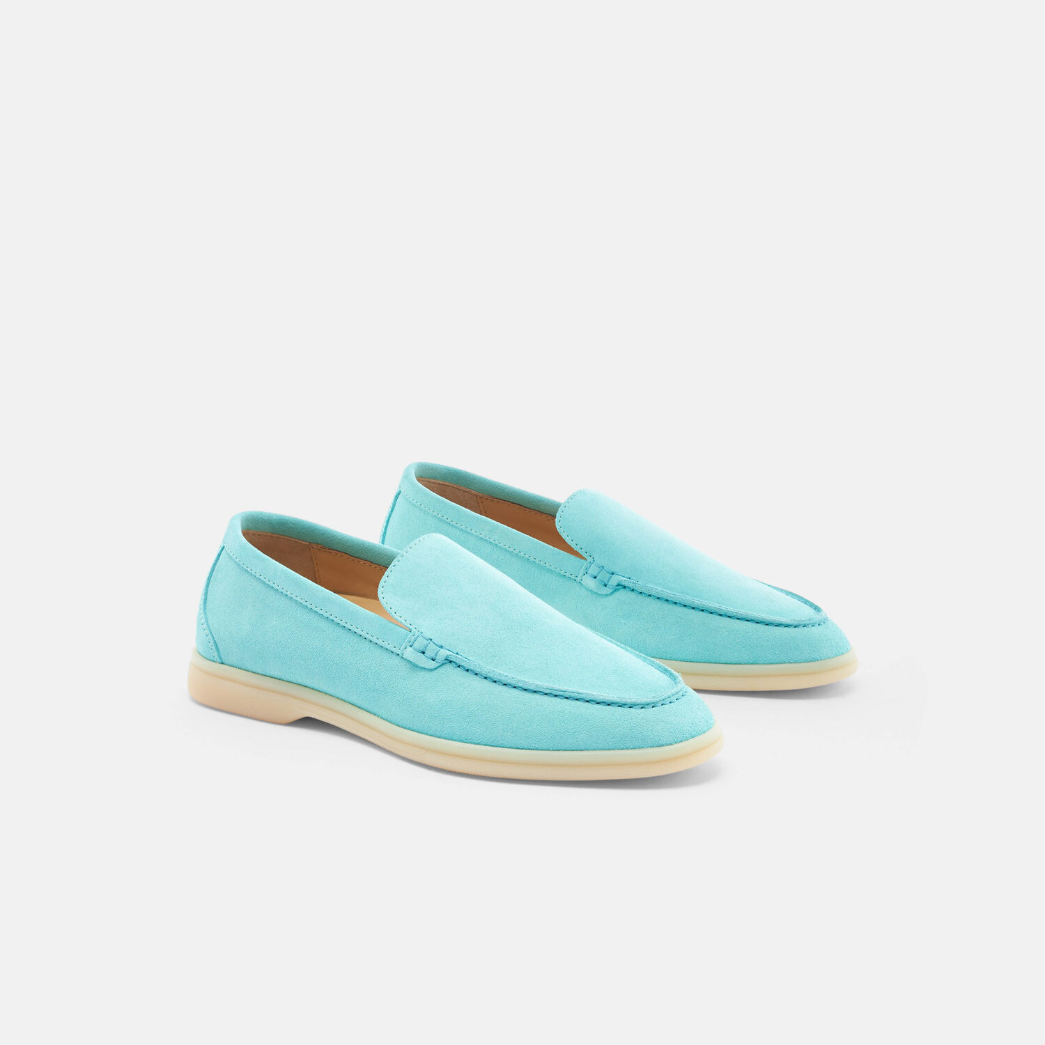 Shop Scarosso Ludovica Turchese Scamosciata In Turquoise - Suede