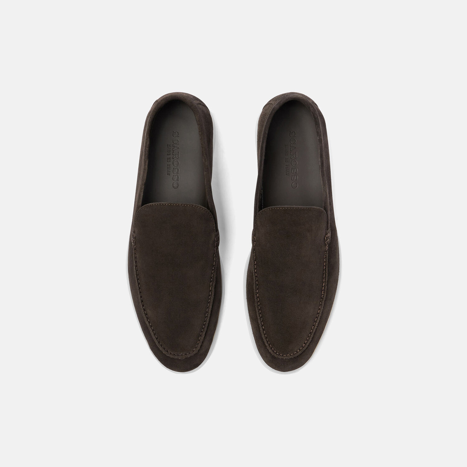 Scarosso Ludovico Loafers In Brown - Suede