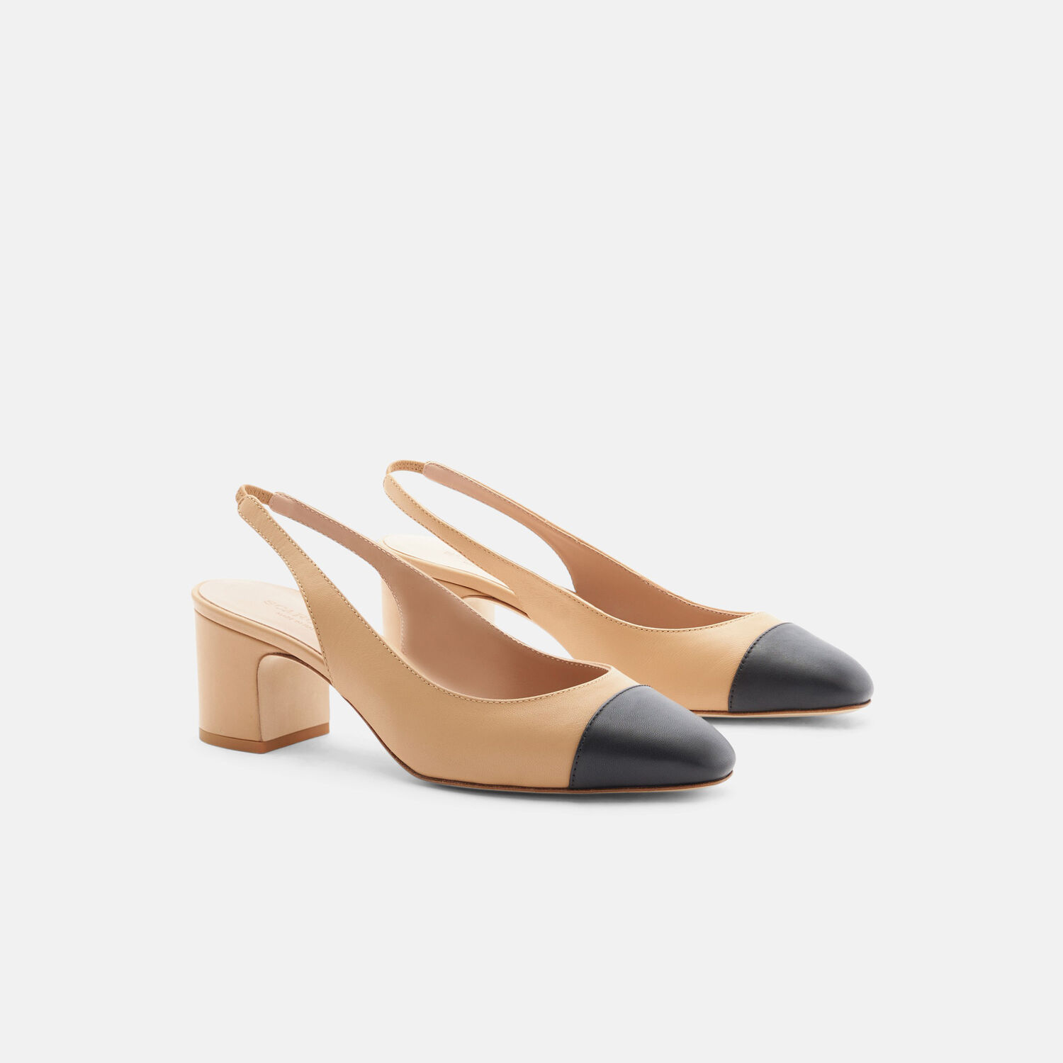 Scarosso Miranda 65mm Leather Pumps In Nude - Calf