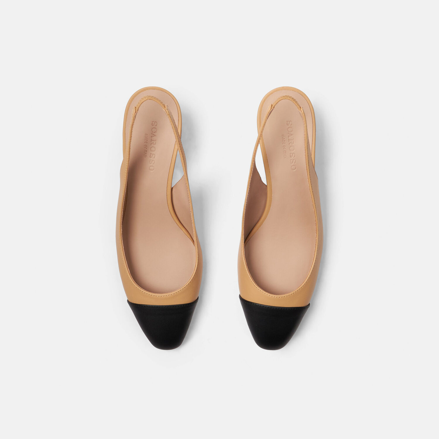 Scarosso Miranda 65mm Leather Pumps In Nude - Calf