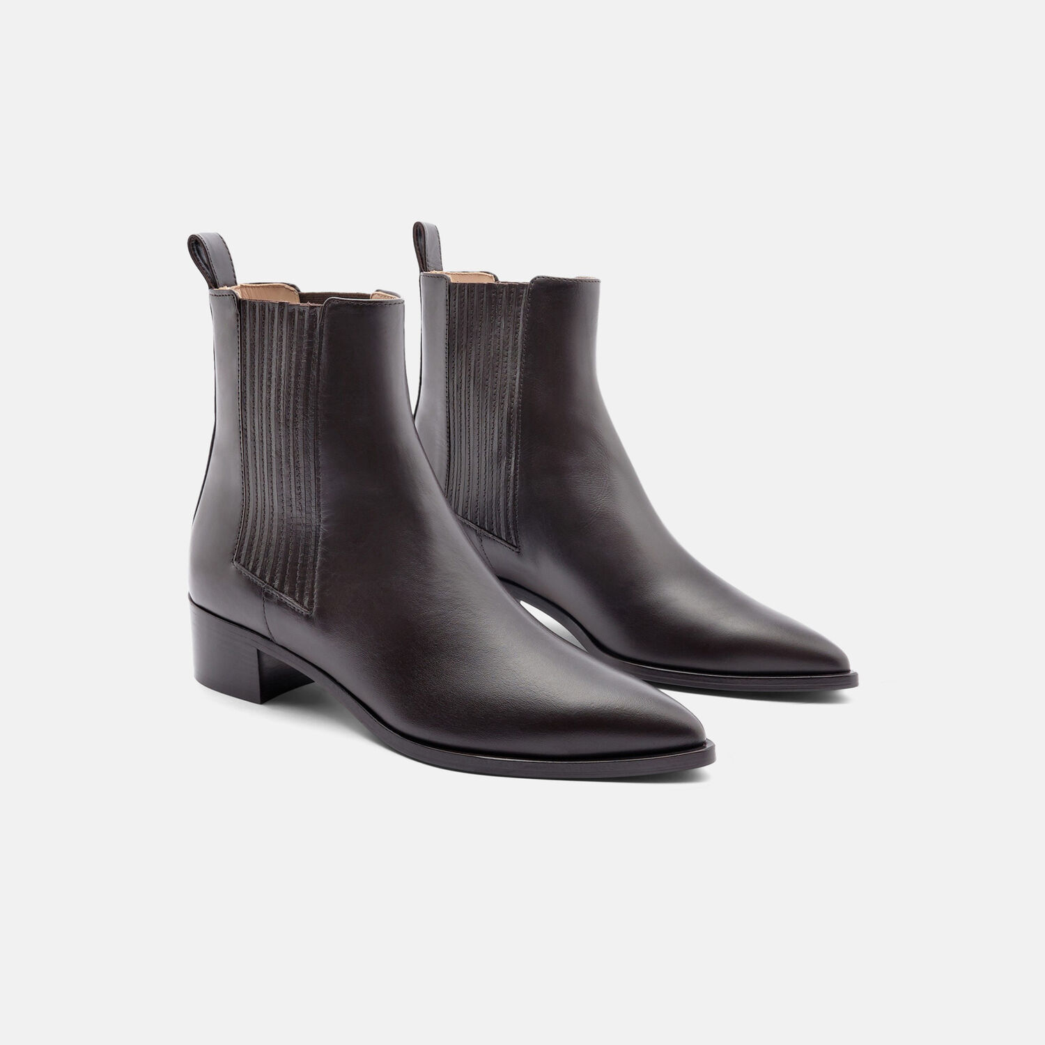 Shop Scarosso Olivia Marrone In Brown - Calf