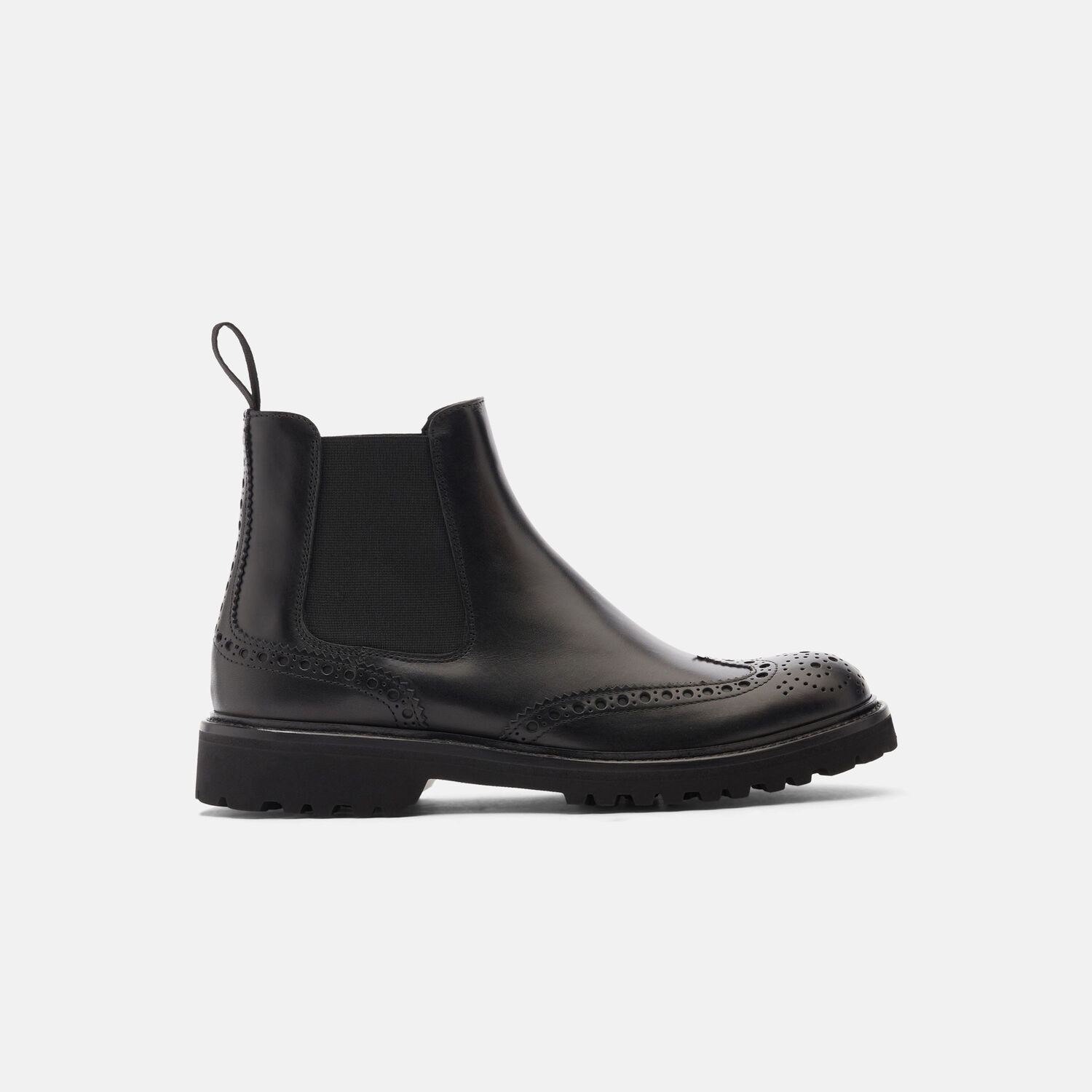 Shop Scarosso Poppy Black In Black - Polished Calf