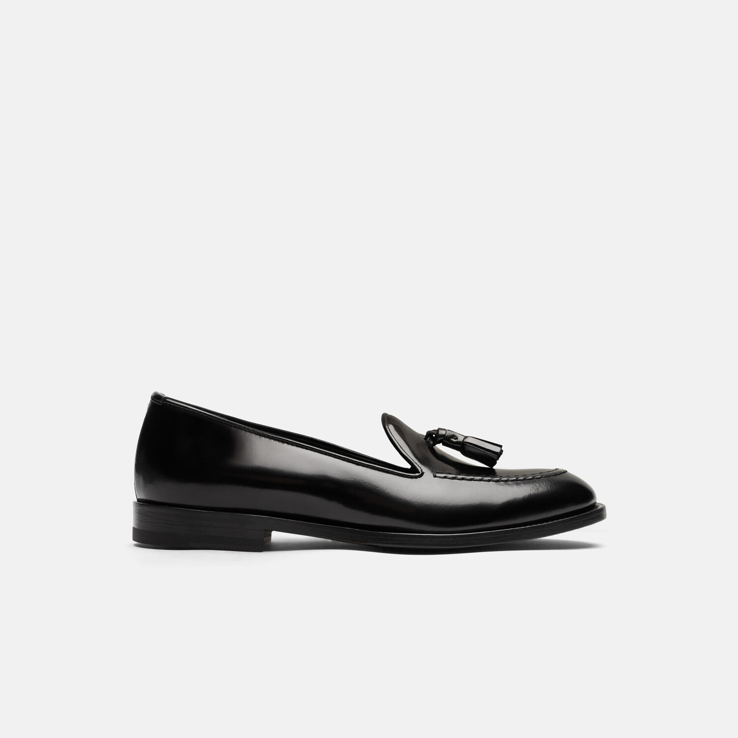 Scarosso Sienna Black Bright In Black Polished Calf