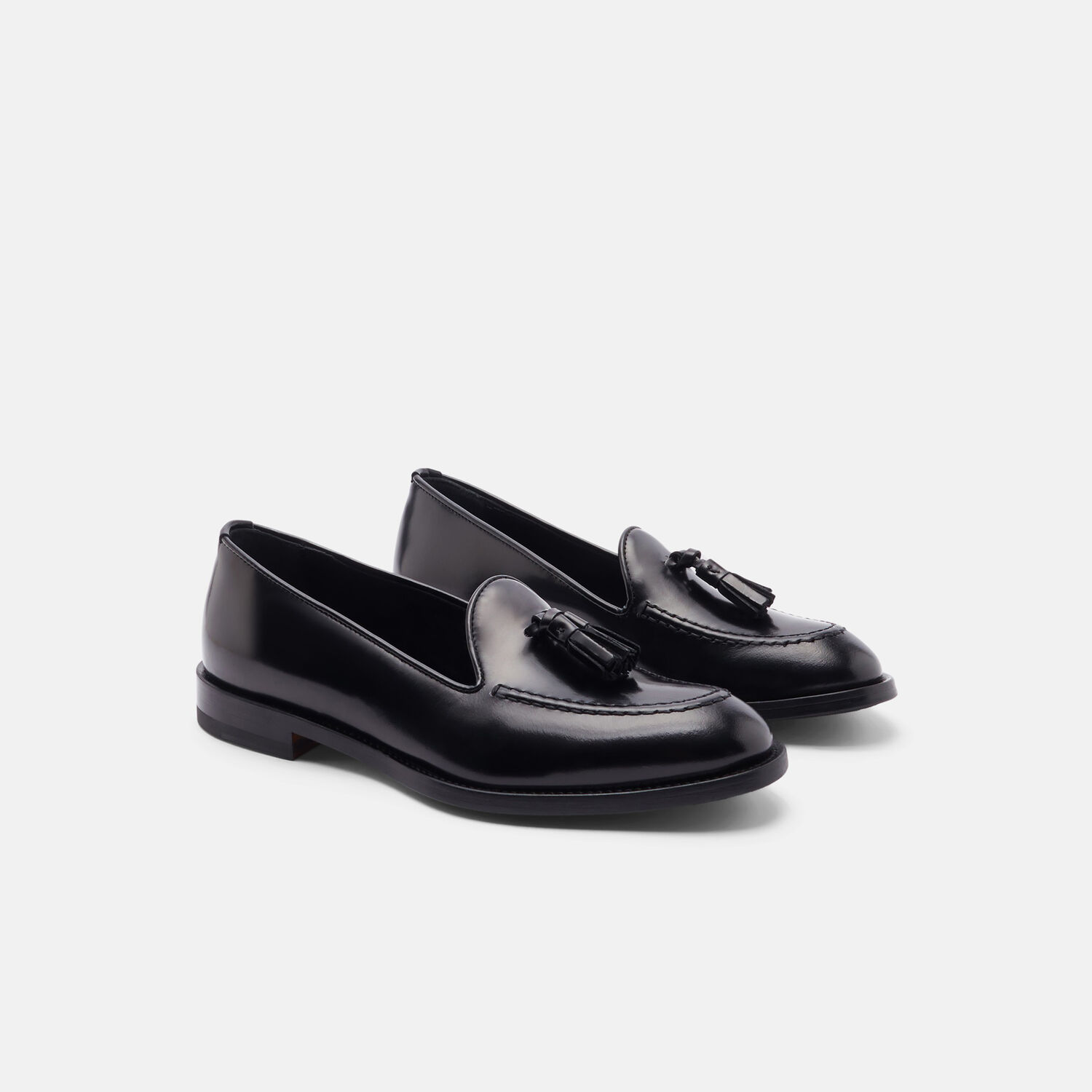 Scarosso Sienna Black Bright In Black Polished Calf