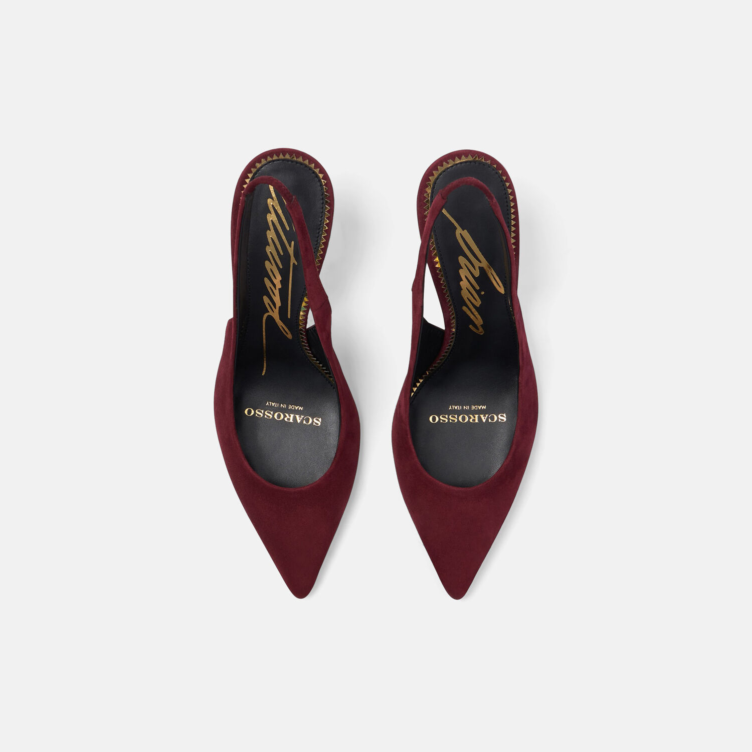 SCAROSSO SCAROSSO SUTTON BURGUNDY SUEDE 