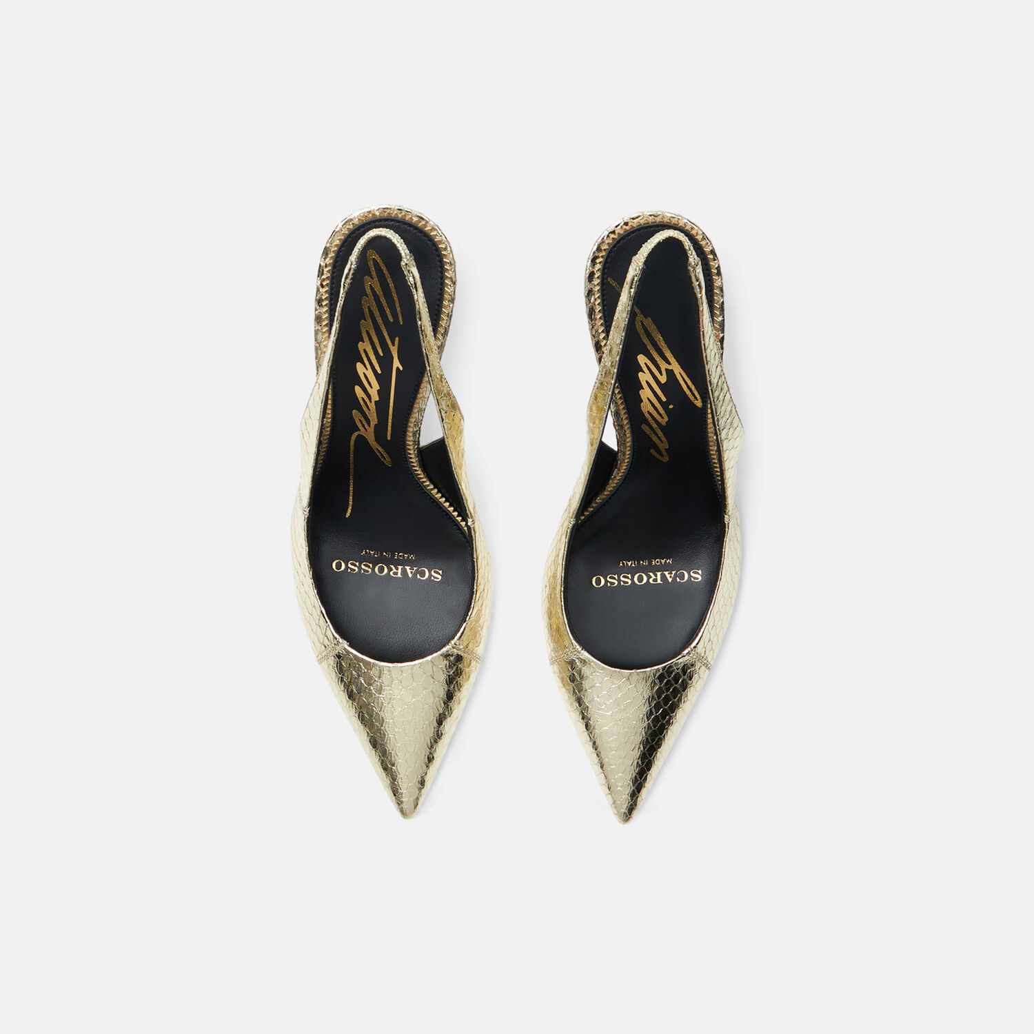 SCAROSSO SCAROSSO SUTTON GOLD ELAPHE 