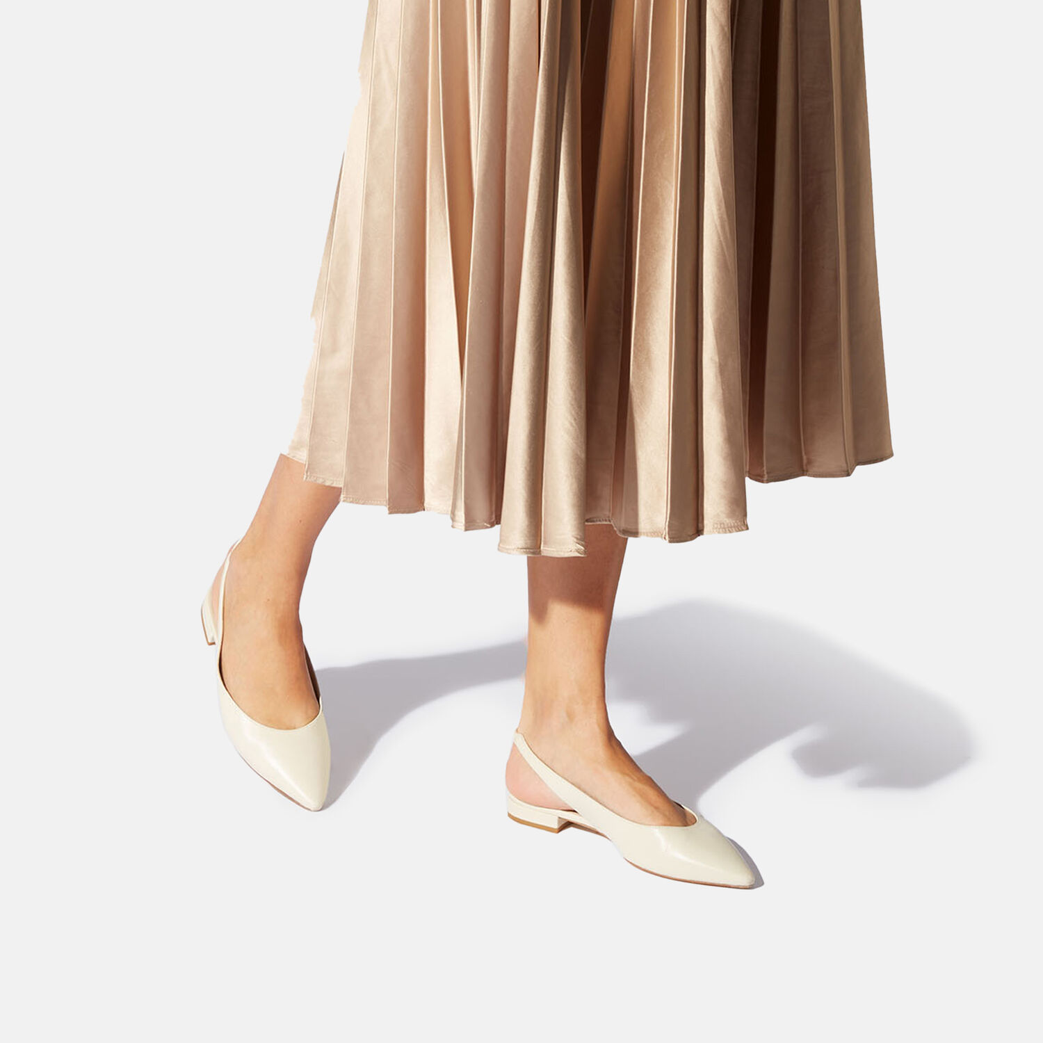 Shop Scarosso Viviana Crema In Cream - Calf