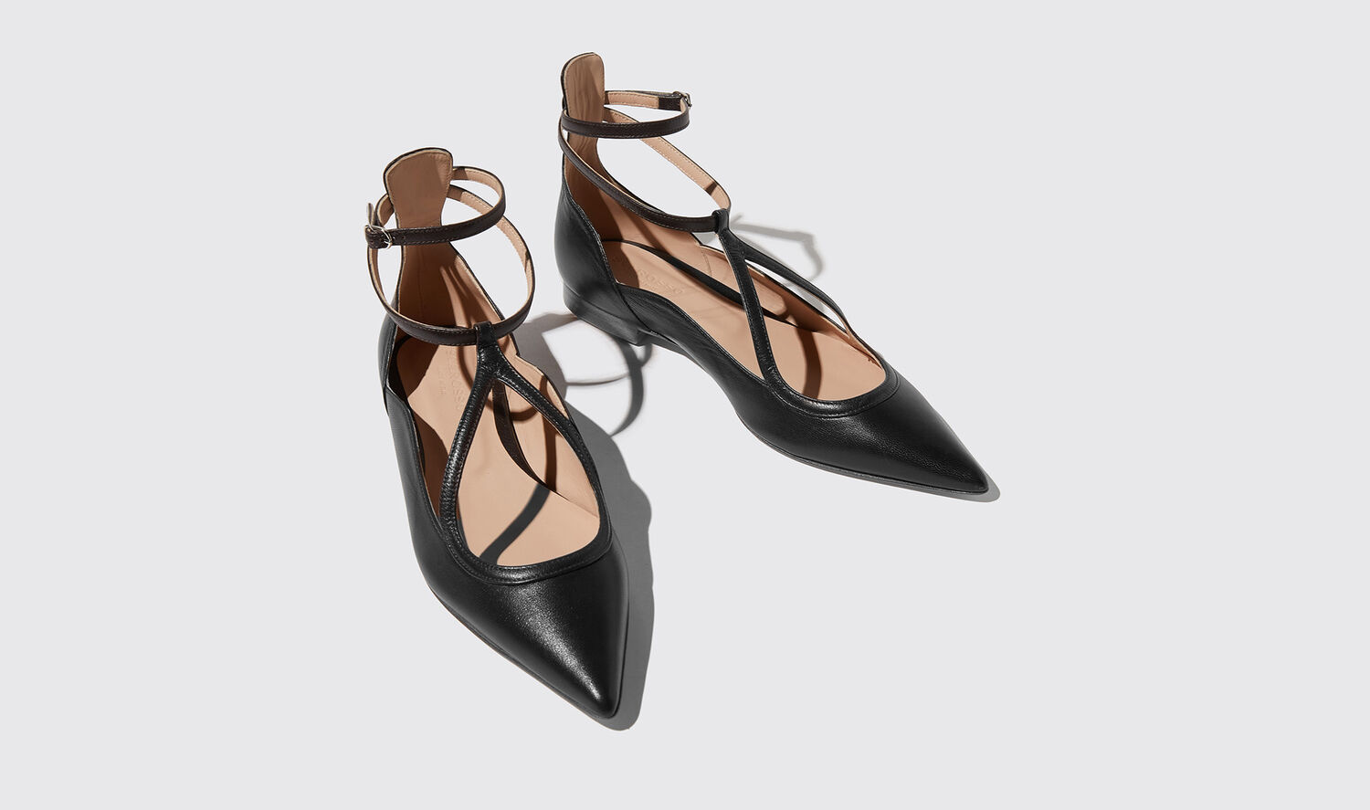 Shop Scarosso Gae Nera - Woman Loafers & Flats Black In Black - Calf