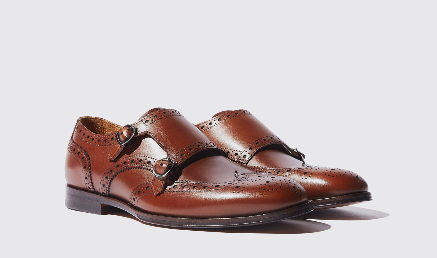 Shop Scarosso Kate Brown - Woman Monks Brown In Brown - Calf