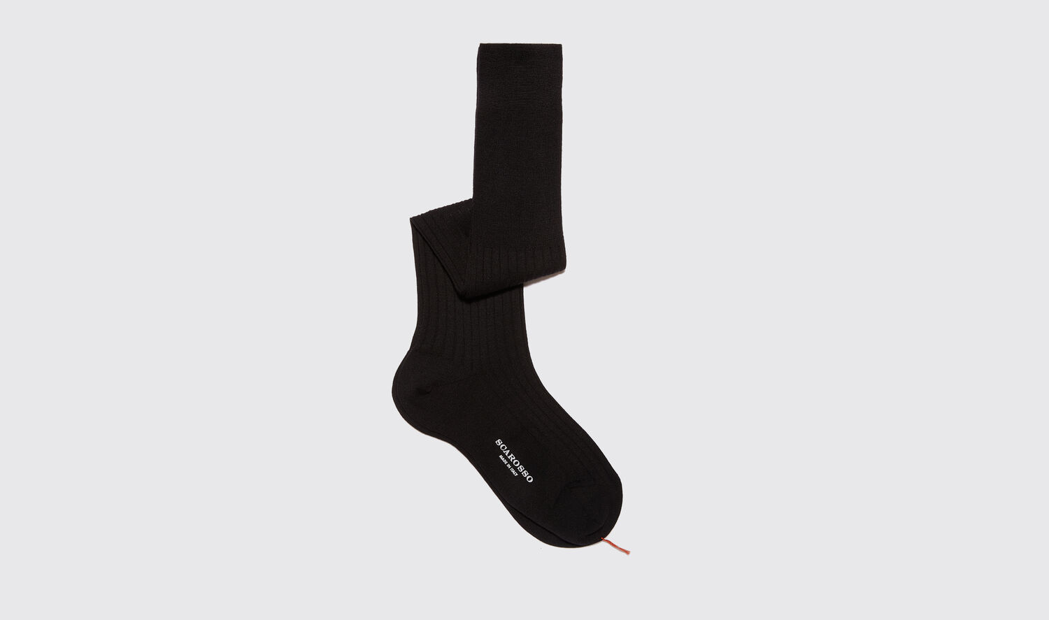 Scarosso Accessories Black Wool Knee Socks Merino Wool In Black - Wool