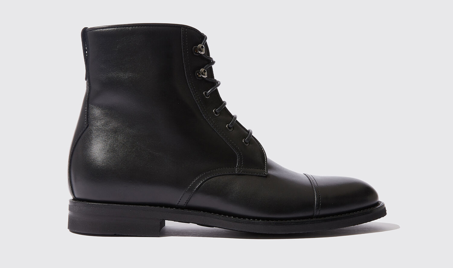 Scarosso Ankle Boots Paolo Nero Calf Leather In Black - Calf
