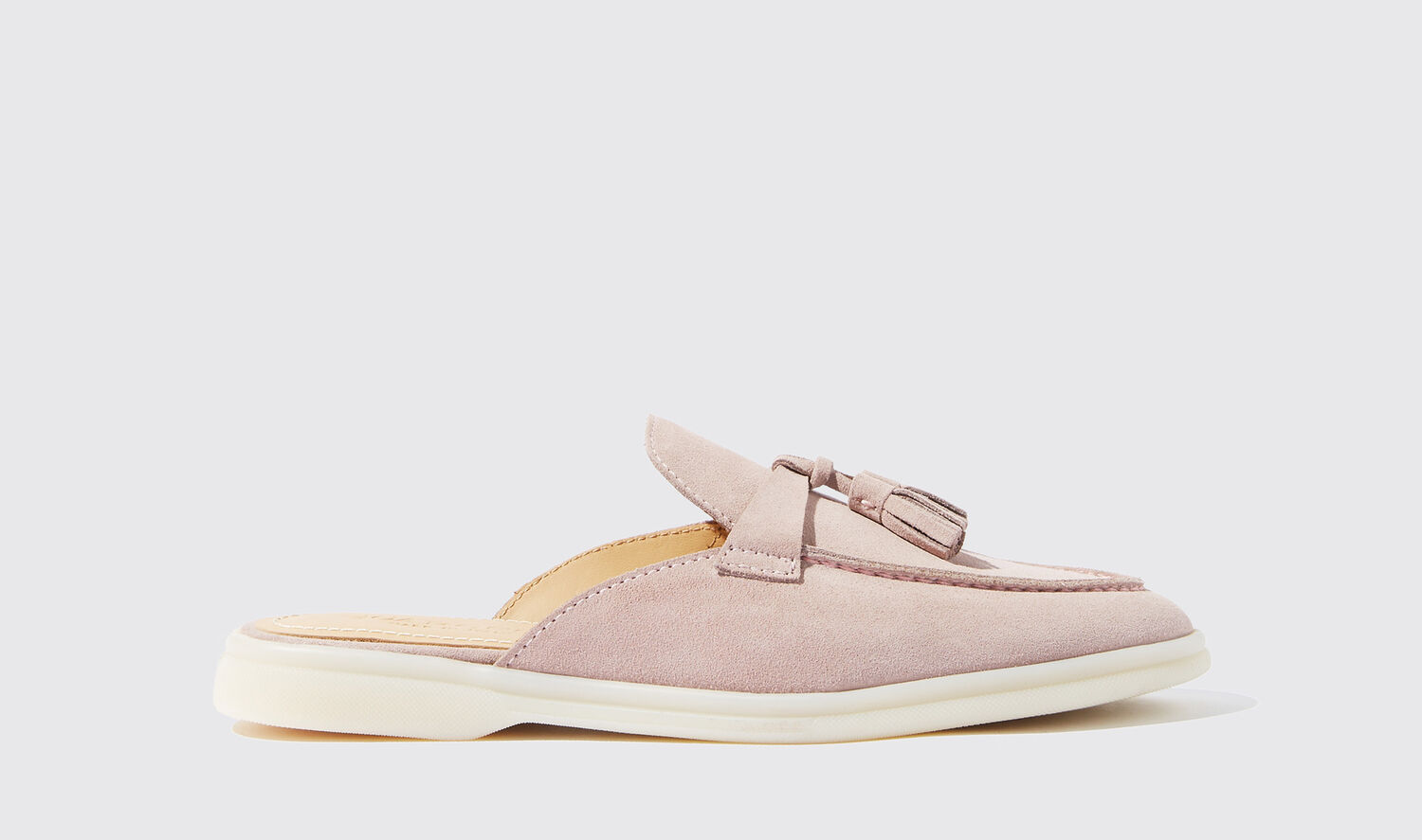 Scarosso Loafers Lucrezia Rosa Scamosciata Suede Leather In Pink - Suede