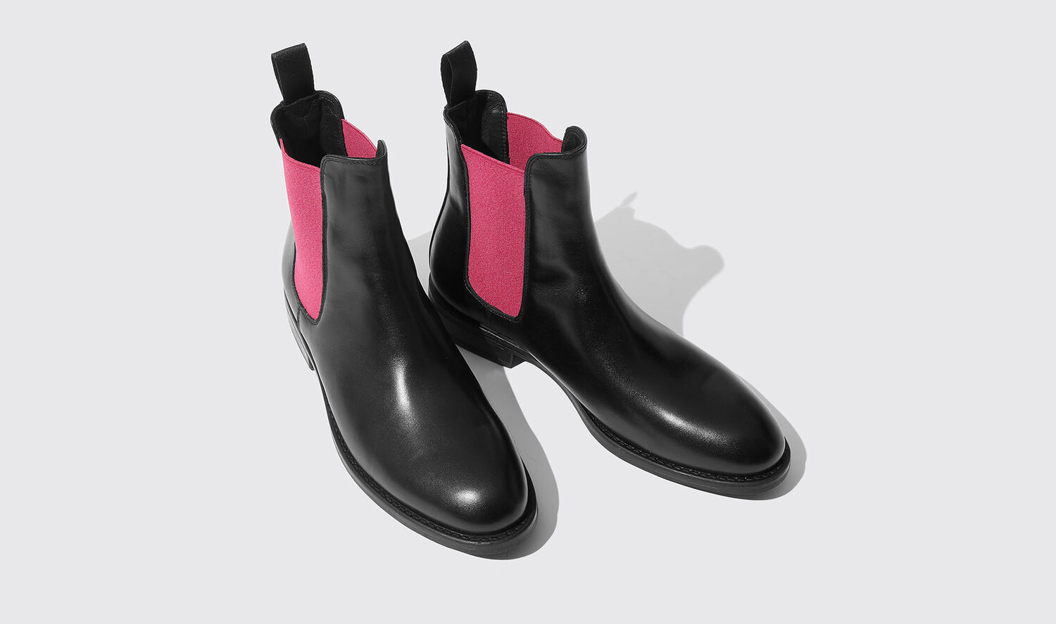 Shop Scarosso Claudia Fuchsia Edit - Woman Boots Pink In Pink - Calf