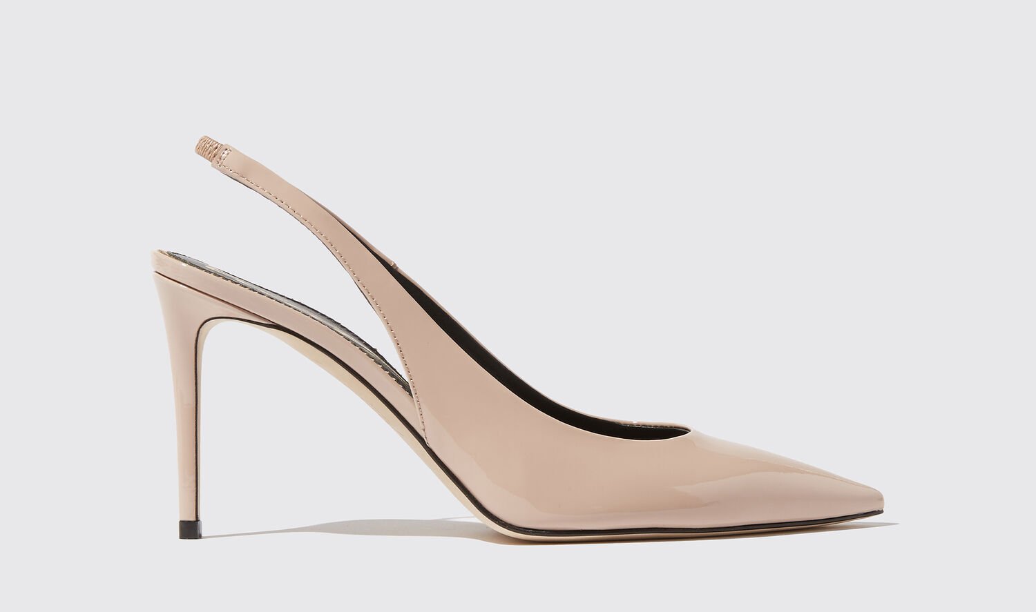 Shop Scarosso Sutton Nude Patent - Woman High Heels Nude In Nude - Patent
