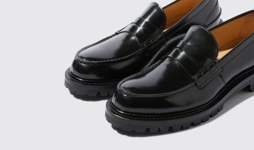 Wooster II Black Loafers for Men | Scarosso®
