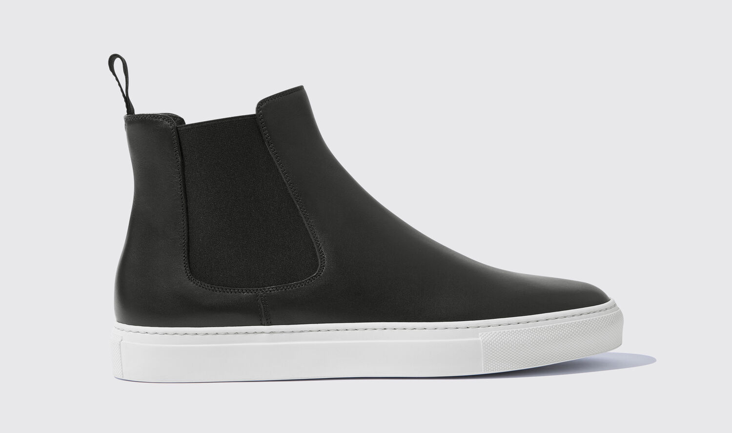 Scarosso Sneakers Tommaso Nero Calf Leather In Black Calf
