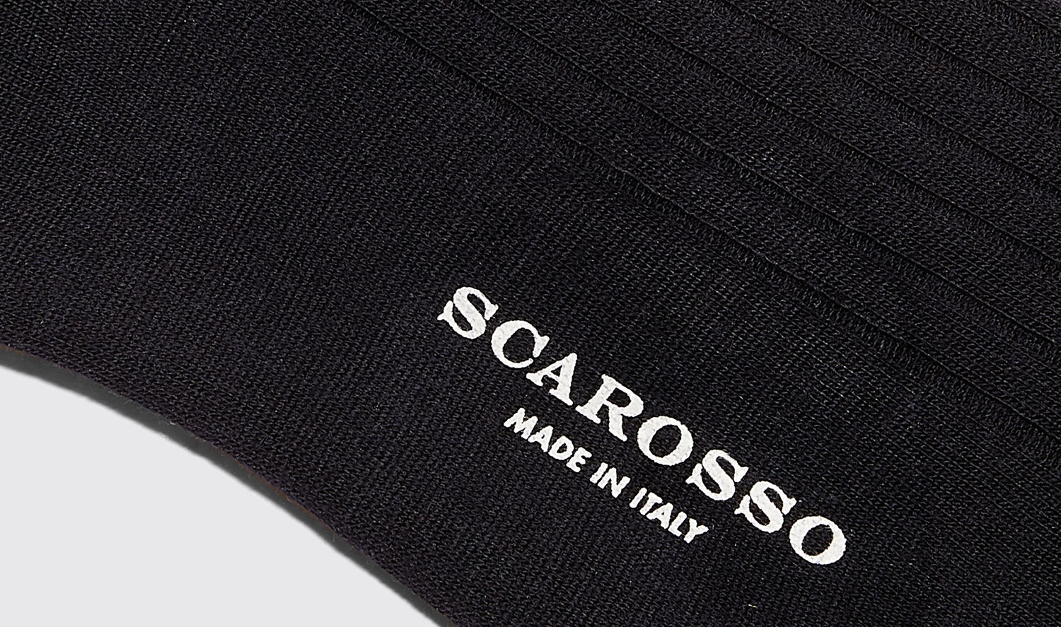 Shop Scarosso Navy Wool Calf Socks - Man Socks Navy In Navy - Wool