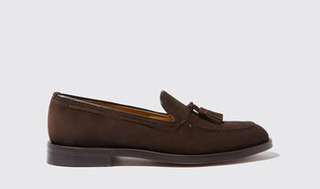 Men's Brown Suede Loafers - William | Scarosso