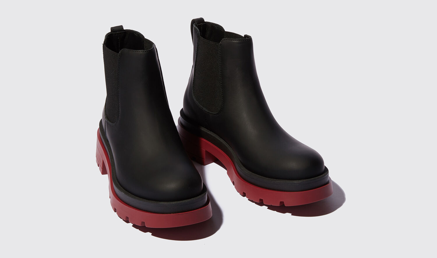 Shop Scarosso Janet Red Edit - Woman Boots Red In Red - Calf
