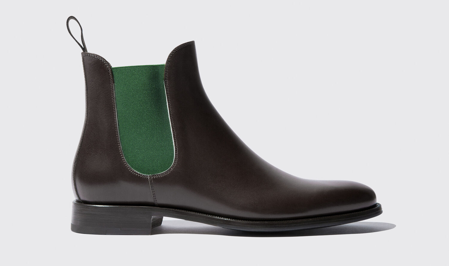 Scarosso Chelsea Boots Giancarlo Marrone Calf Leather In Brown Calf