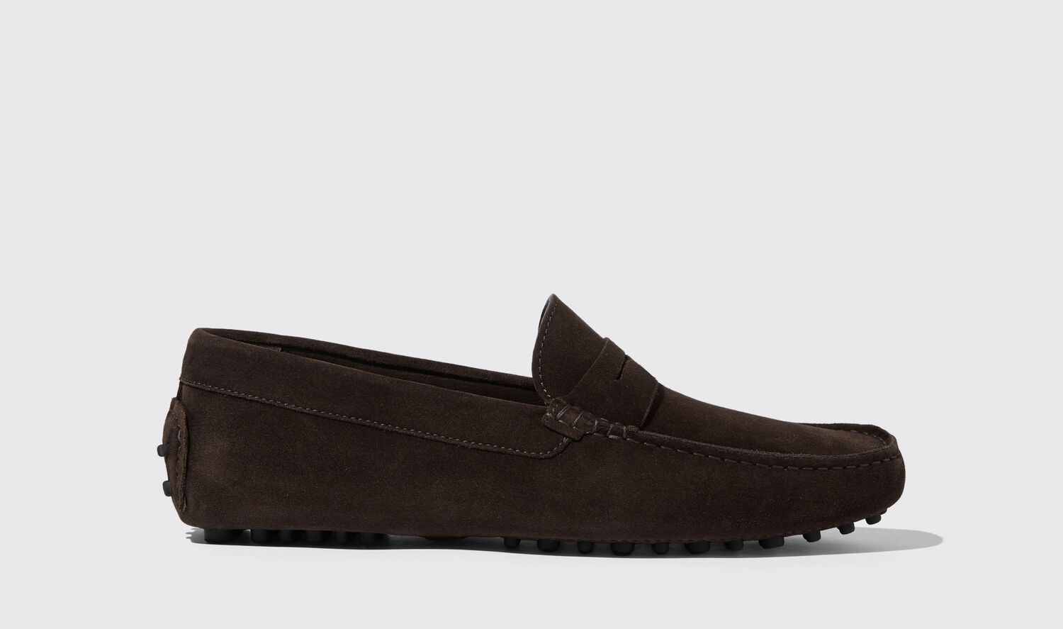 Scarosso Driving Shoes Michael Brown Suede Suede Leather In Brown - Suede