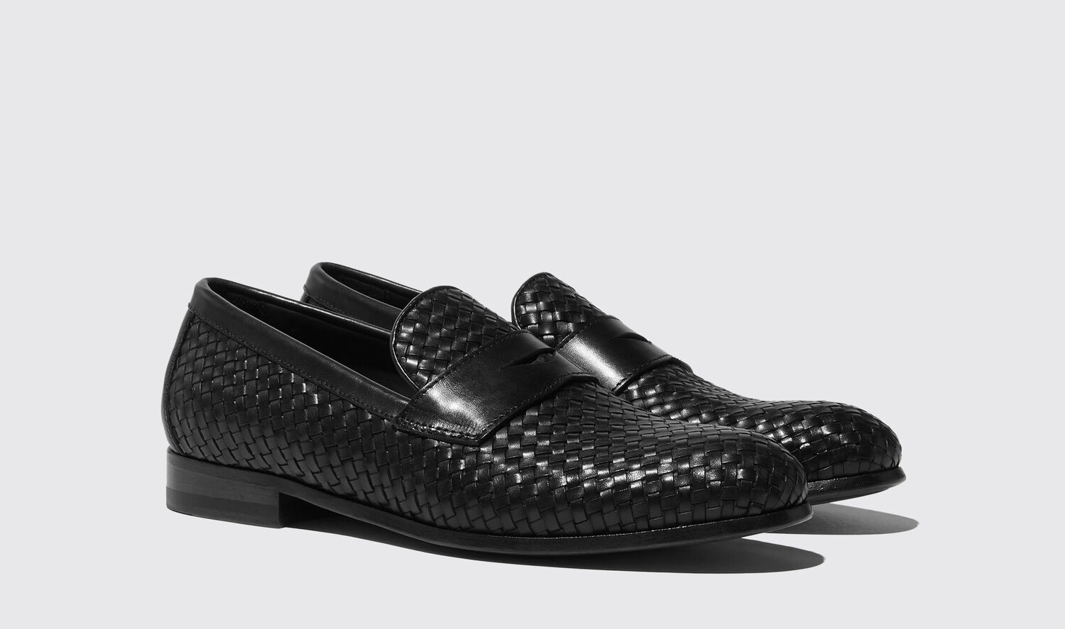 Shop Scarosso Delfina Nera - Woman Loafers & Flats Black In Black - Calf Leather
