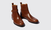 Lara Cognac Jodhpur Boots for Women | Scarosso®
