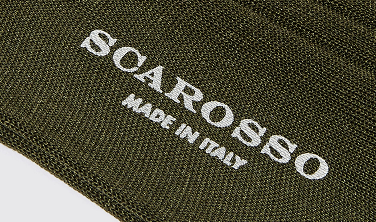Shop Scarosso Green Cotton Calf Socks - Man Socks Green In Green - Cotton